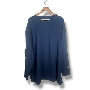 NWT Men’s Champion Navy Blue Long Sleeve Top Size 4X